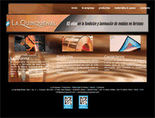 Tablet Screenshot of laquinquenal.com